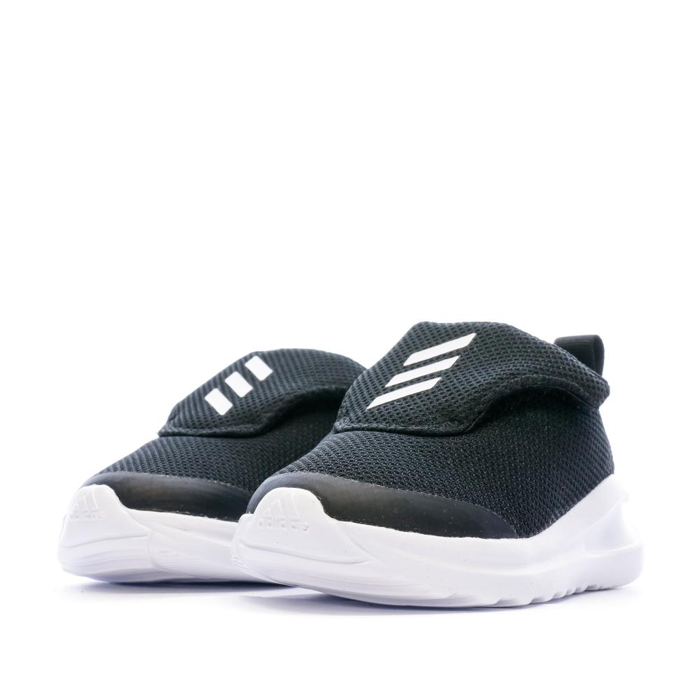 Baskets Noir Garçon Adidas Fortarun vue 6