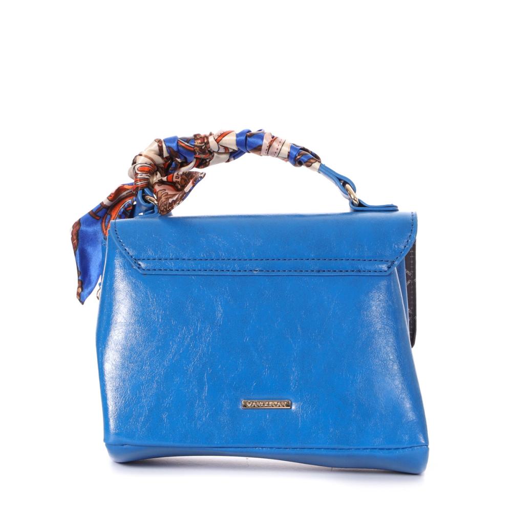 Sac à Bandoulière Bleu Femme Manoukian Monica vue 3