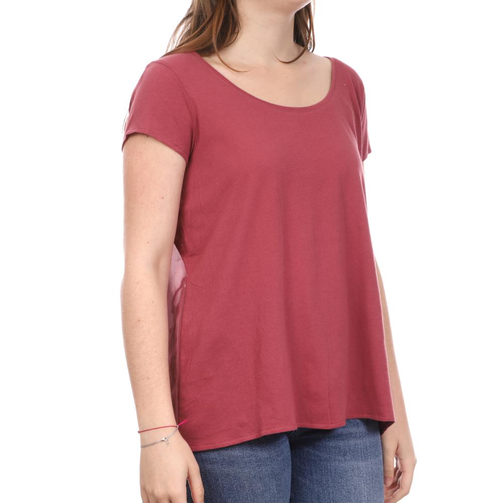 T-shirt Prune Femme Teddy Smith Toile pas cher