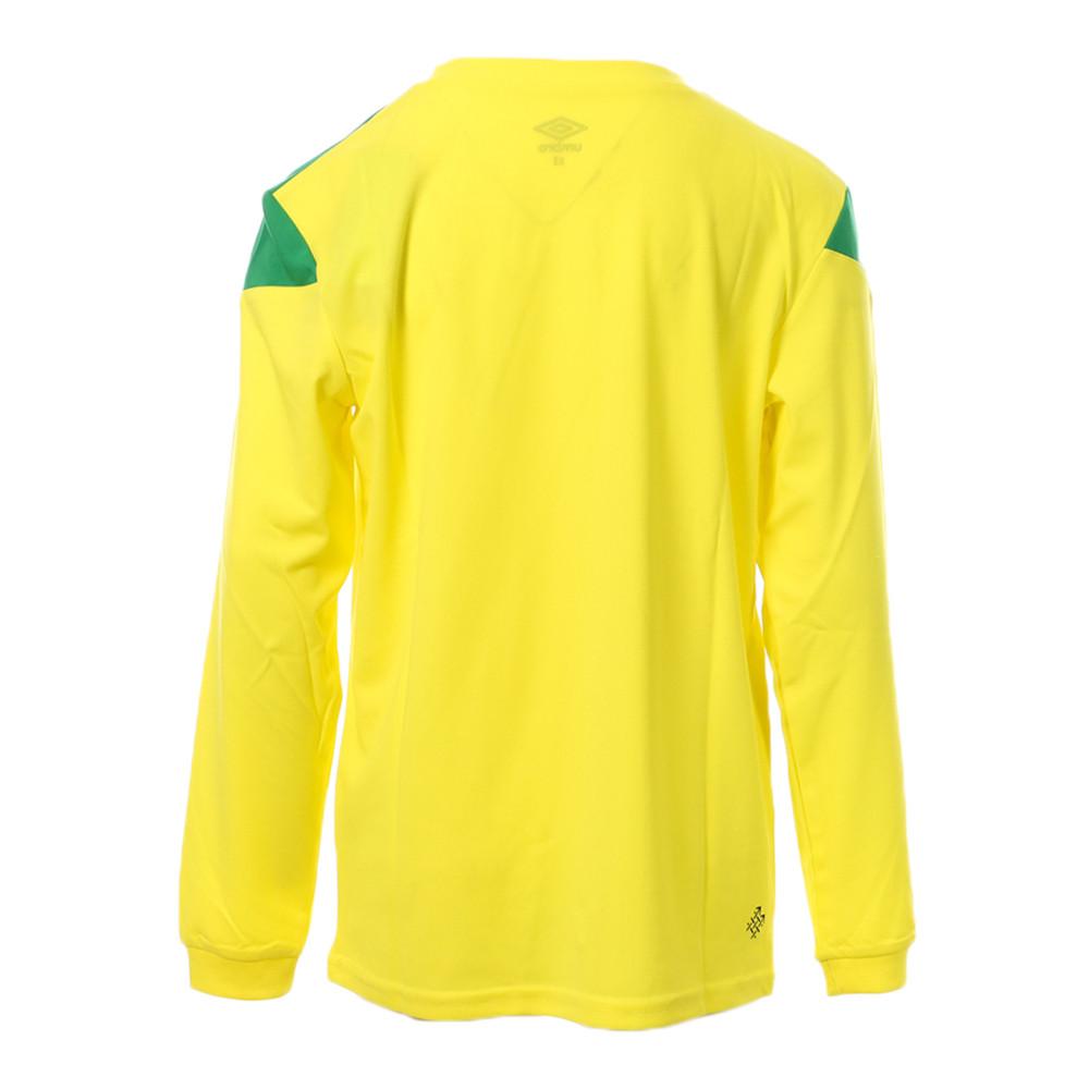 Maillot Jaune/Vert Enfant Umbro Play JSY ML vue 2