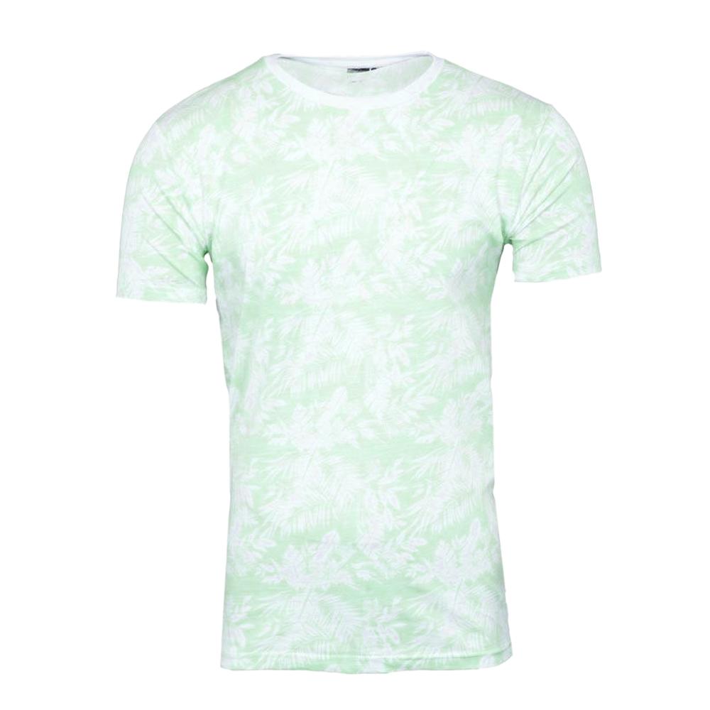 T-shirt Vert/Blanc Homme La Maison Blaggio Menson pas cher