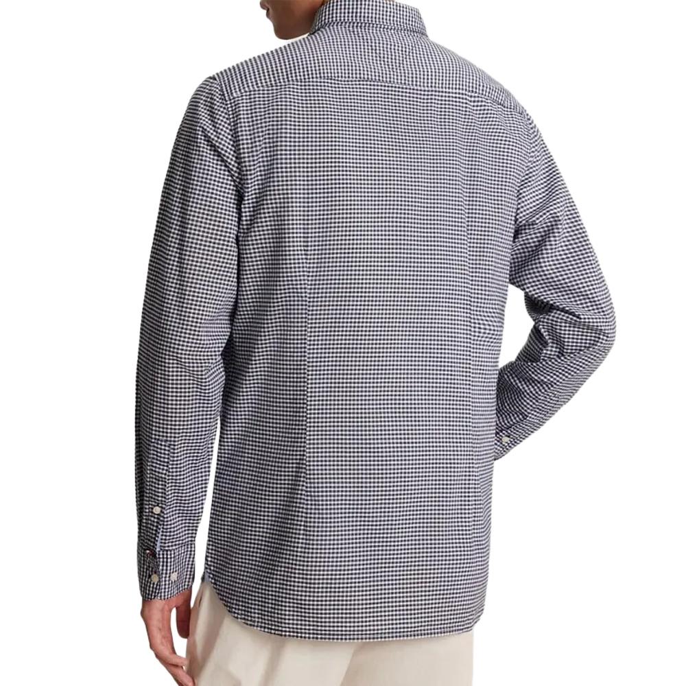 Chemise Carreaux Noir/Blanc Homme Tommy Hilfiger Flex Gingha vue 2