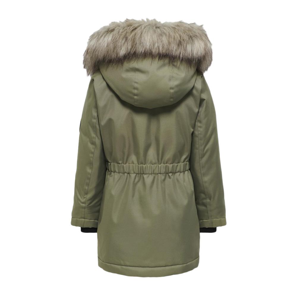 Parka Kaki Fille Kids ONLY Kogiris Parka vue 2