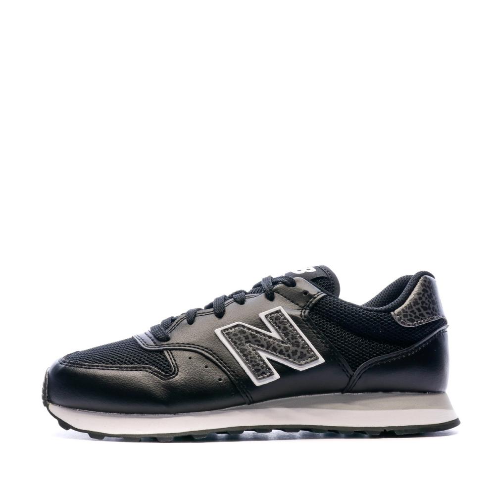 Baskets Noir/Blanche Femme New Balance 500 pas cher