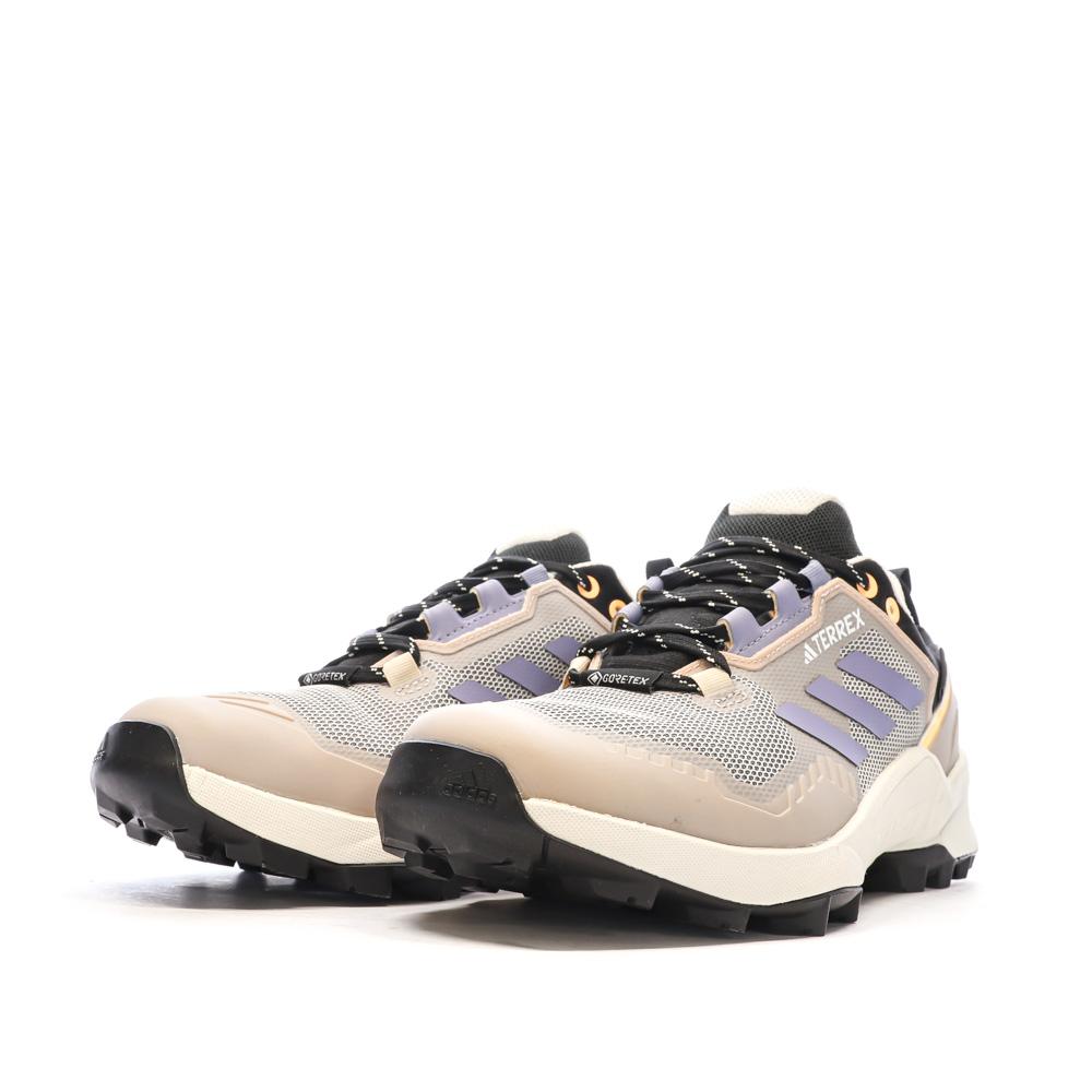 Chaussures de trail Marron/Mauve Femme Adidas Terrex Swift vue 6