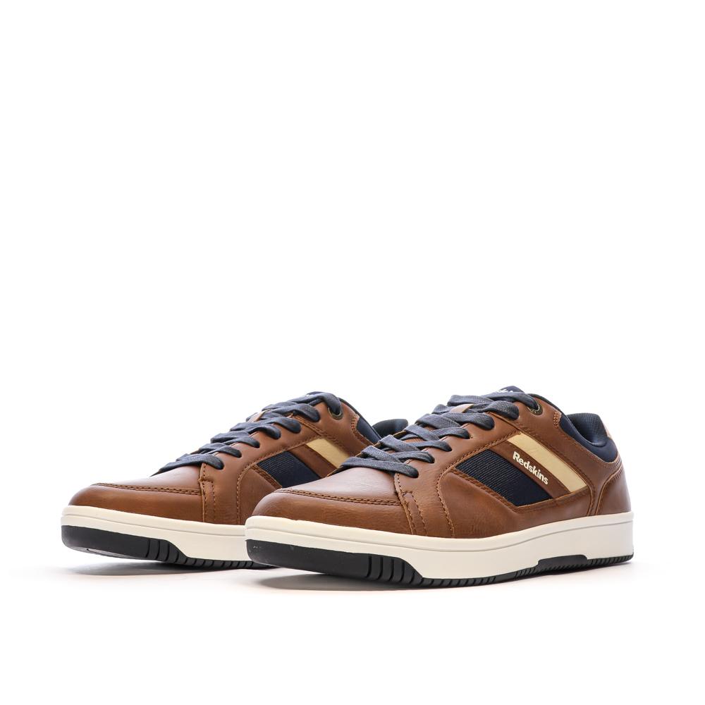 Baskets Marrons Homme Redskins Gandhi vue 6