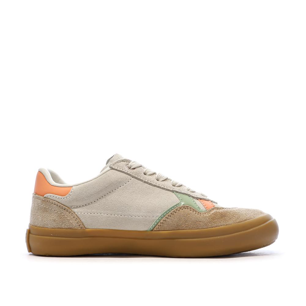 Baskets Beige/Rose Femme Pepe Jeans Travis vue 2