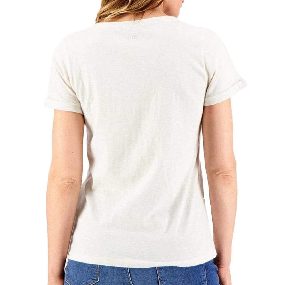T-shirt Beige Femme TBS ADINATEE vue 2