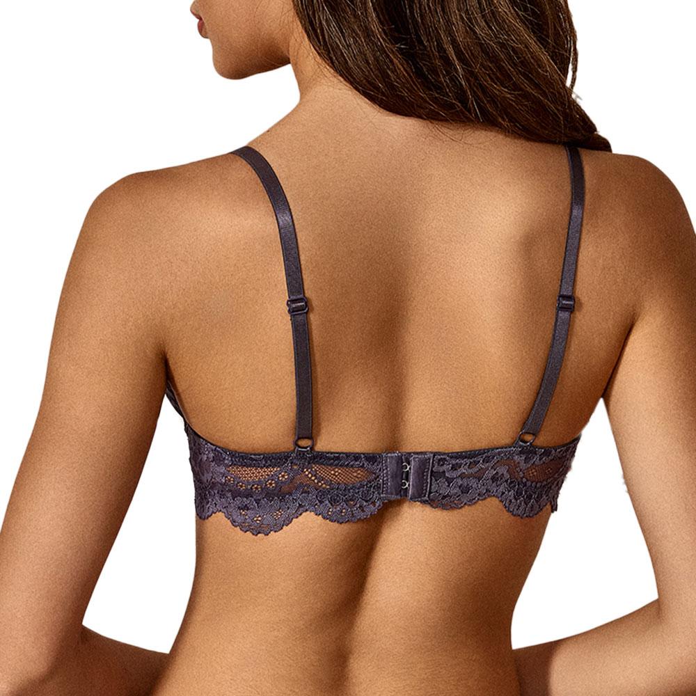 Soutien gorge Gris Foncé Femme Les Petites Bombes Bella vue 2