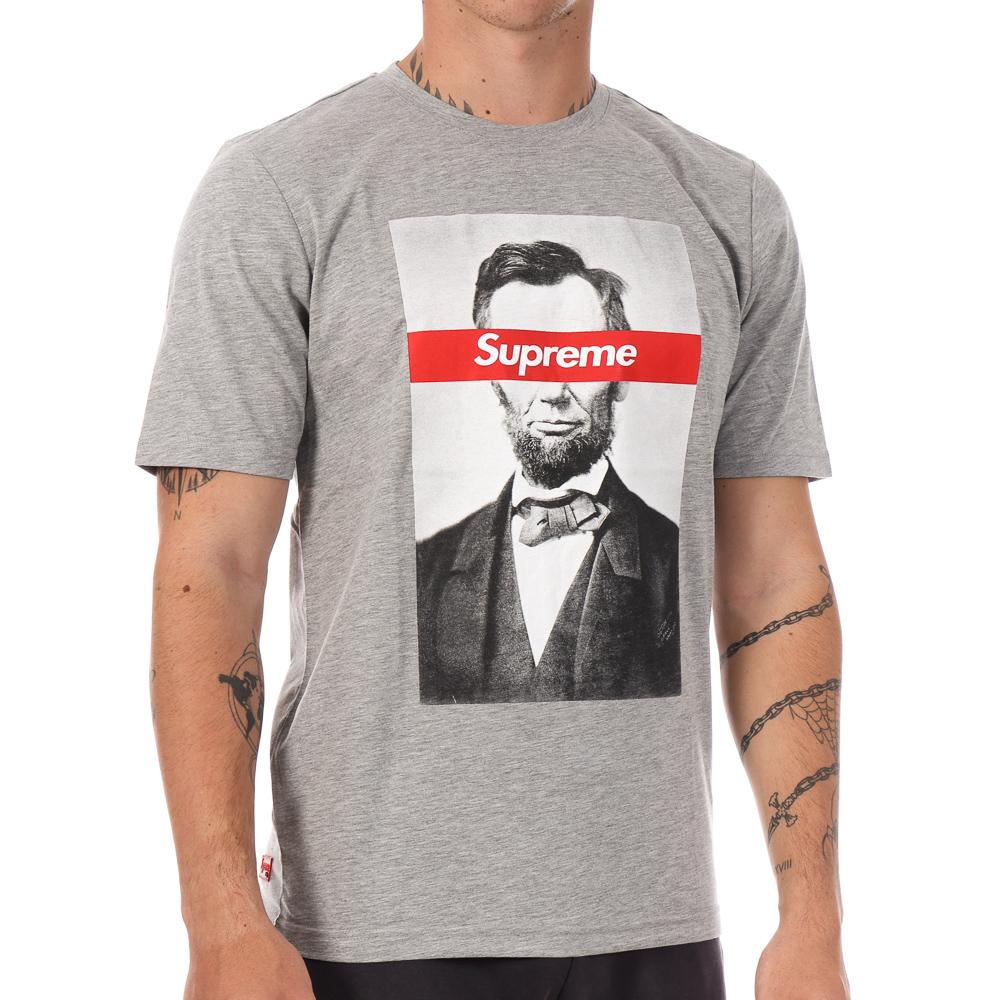 T-shirt Gris Homme Supreme Grip Story pas cher