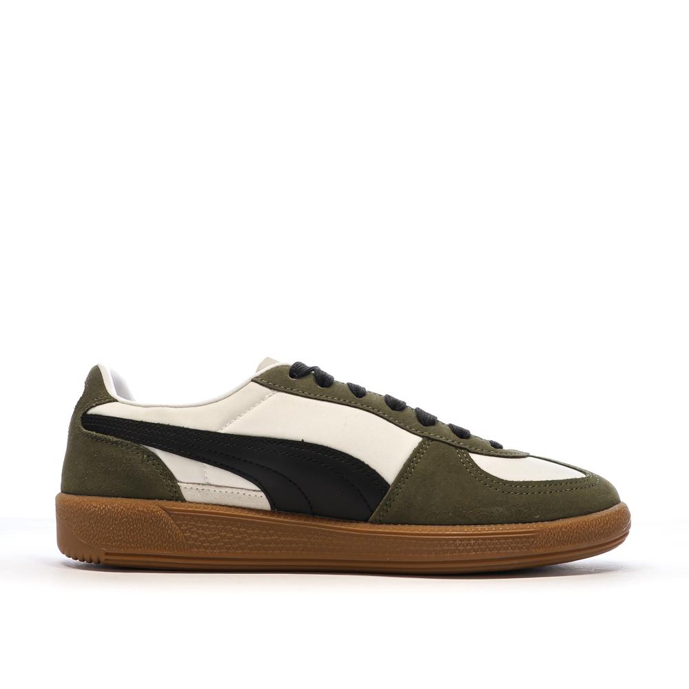 Baskets Kaki/Beige Homme Puma Palermo vue 2