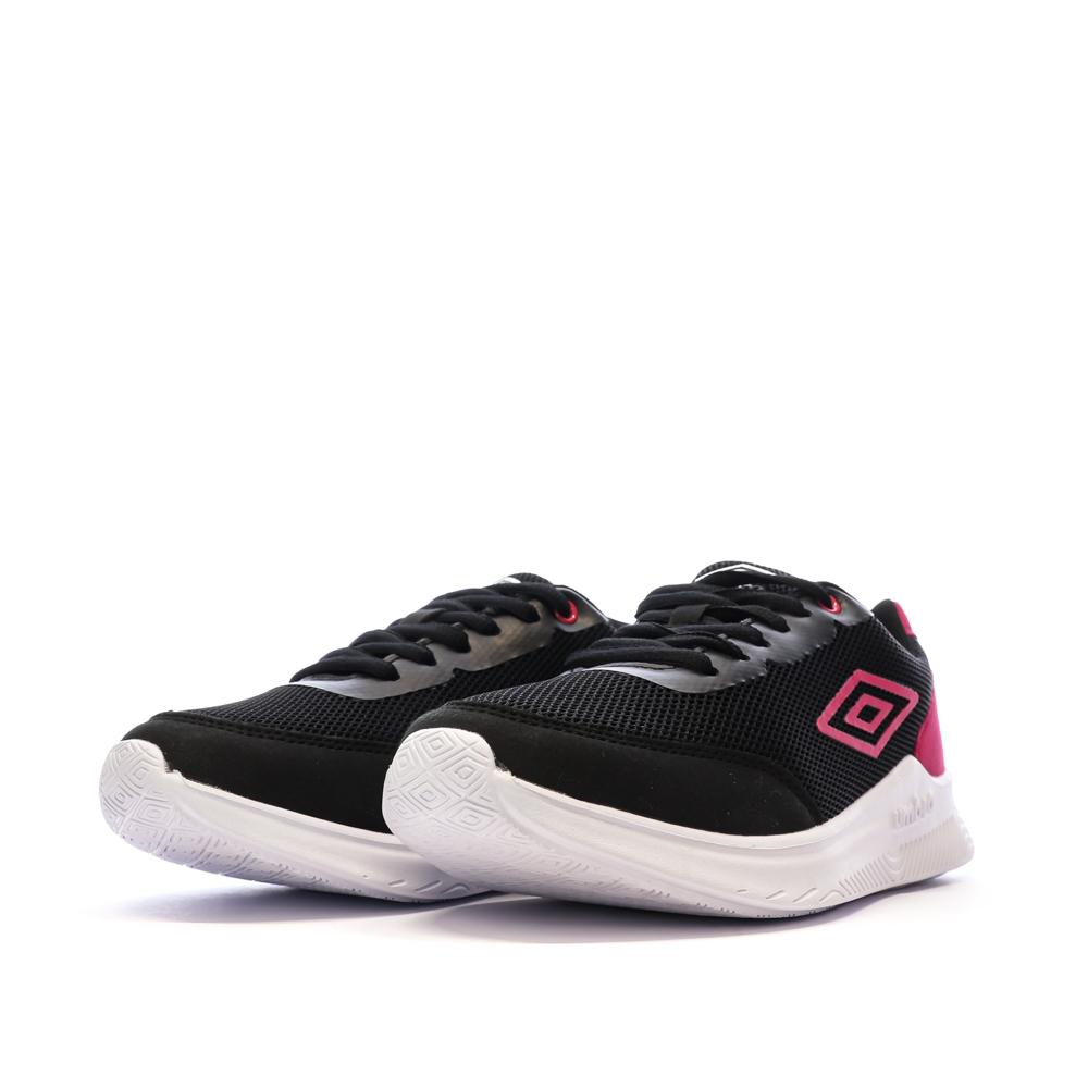 Baskets Noir/Rose Femme Umbro Nateo vue 6
