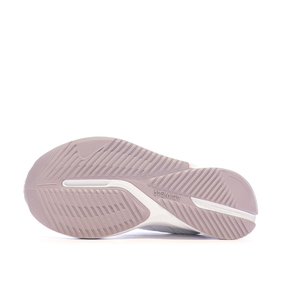 Chaussures de running Blanches/Dorés Femme Adidas Duramo Sl vue 5