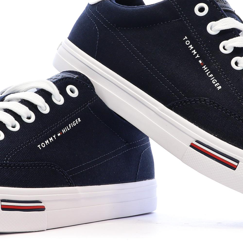 Zapatillas deportivas azul marino para hombre Tommy Hilfiger Vulc Core Rwb ver 7