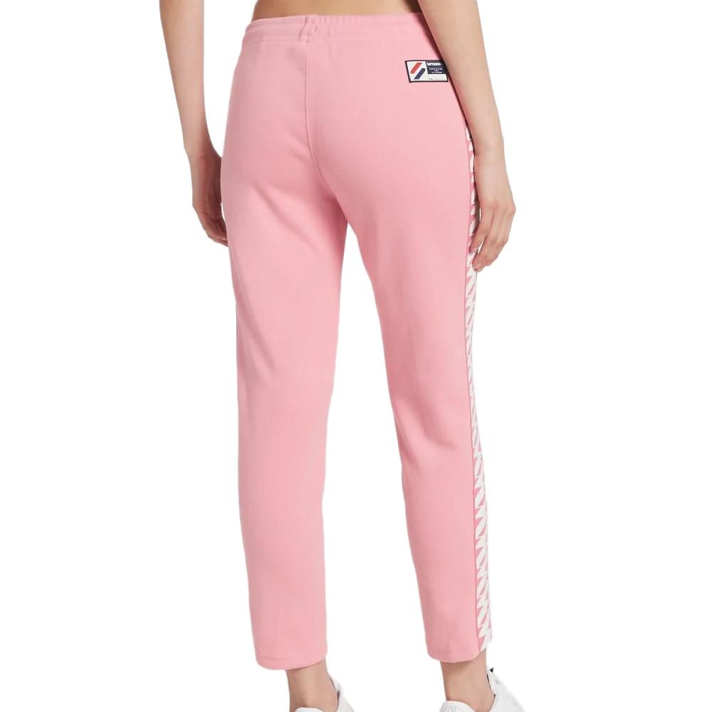 Jogging Rose Femme Superdry Code Tape vue 2