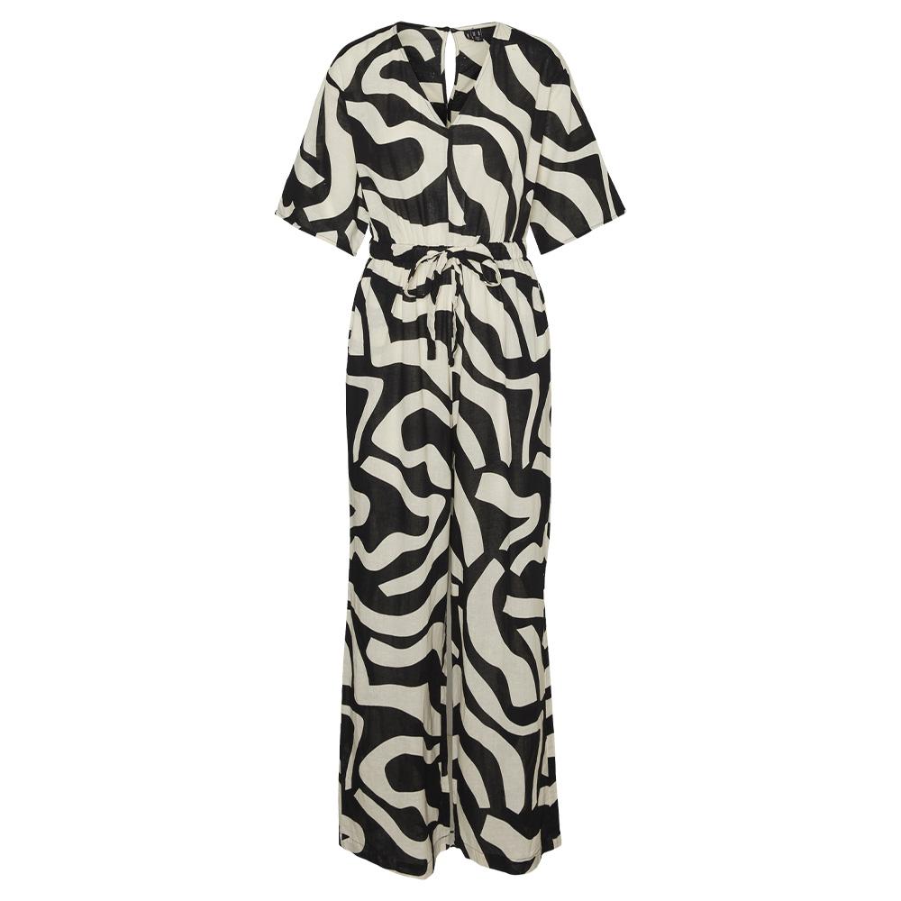 Combinaison Noir/Écru Femme Vero Moda Magnete pas cher