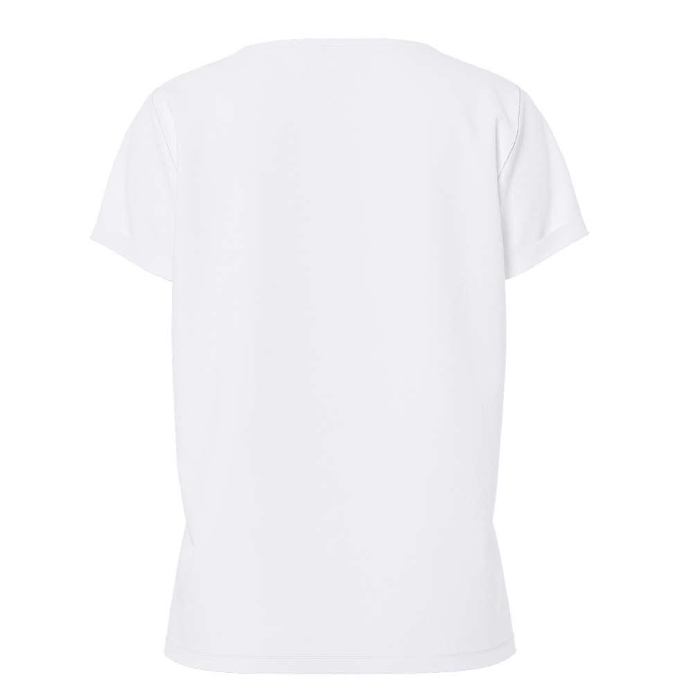 T-Shirt Blanc Coeur Femme Pieces Pcoda vue 2