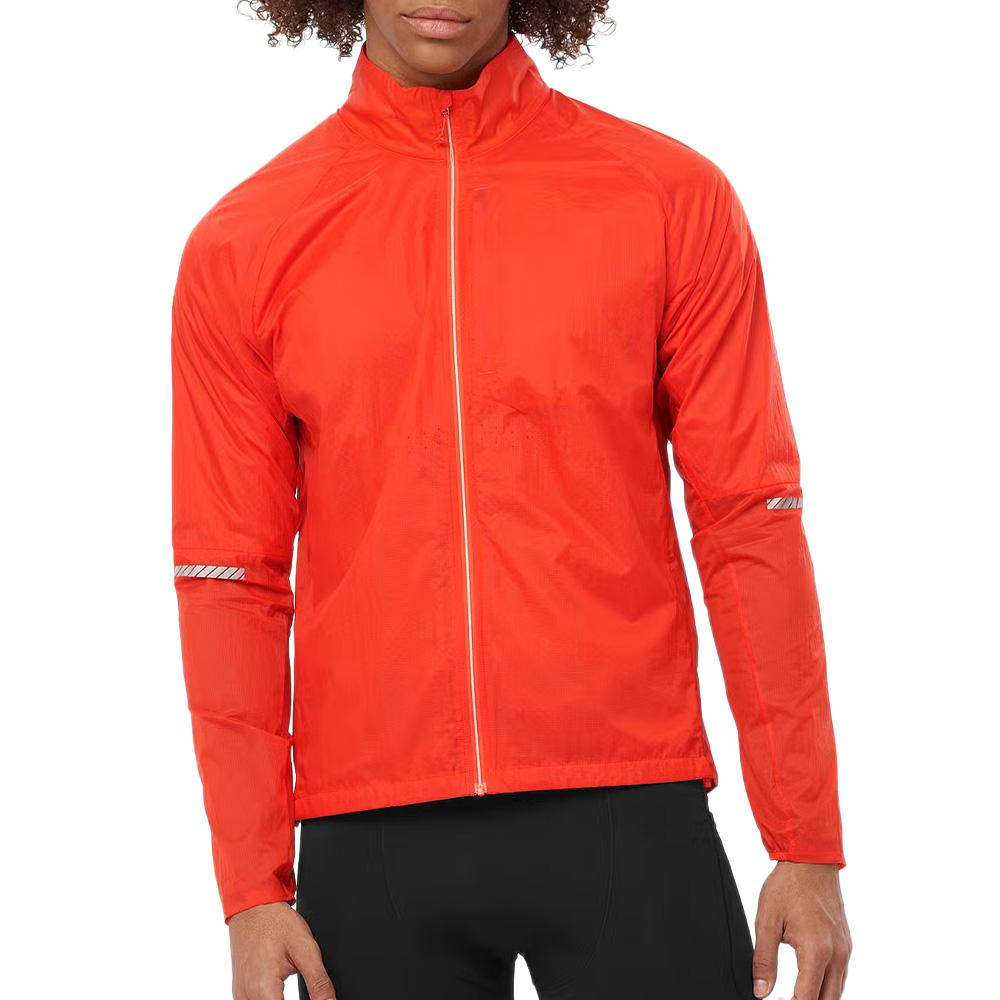 Manteau Coupe Vent Rouge Homme Salomon Sense Flow pas cher