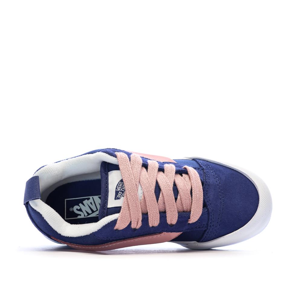 Baskets Bleu/Rose Fille Vans Knu Skool 2 vue 4