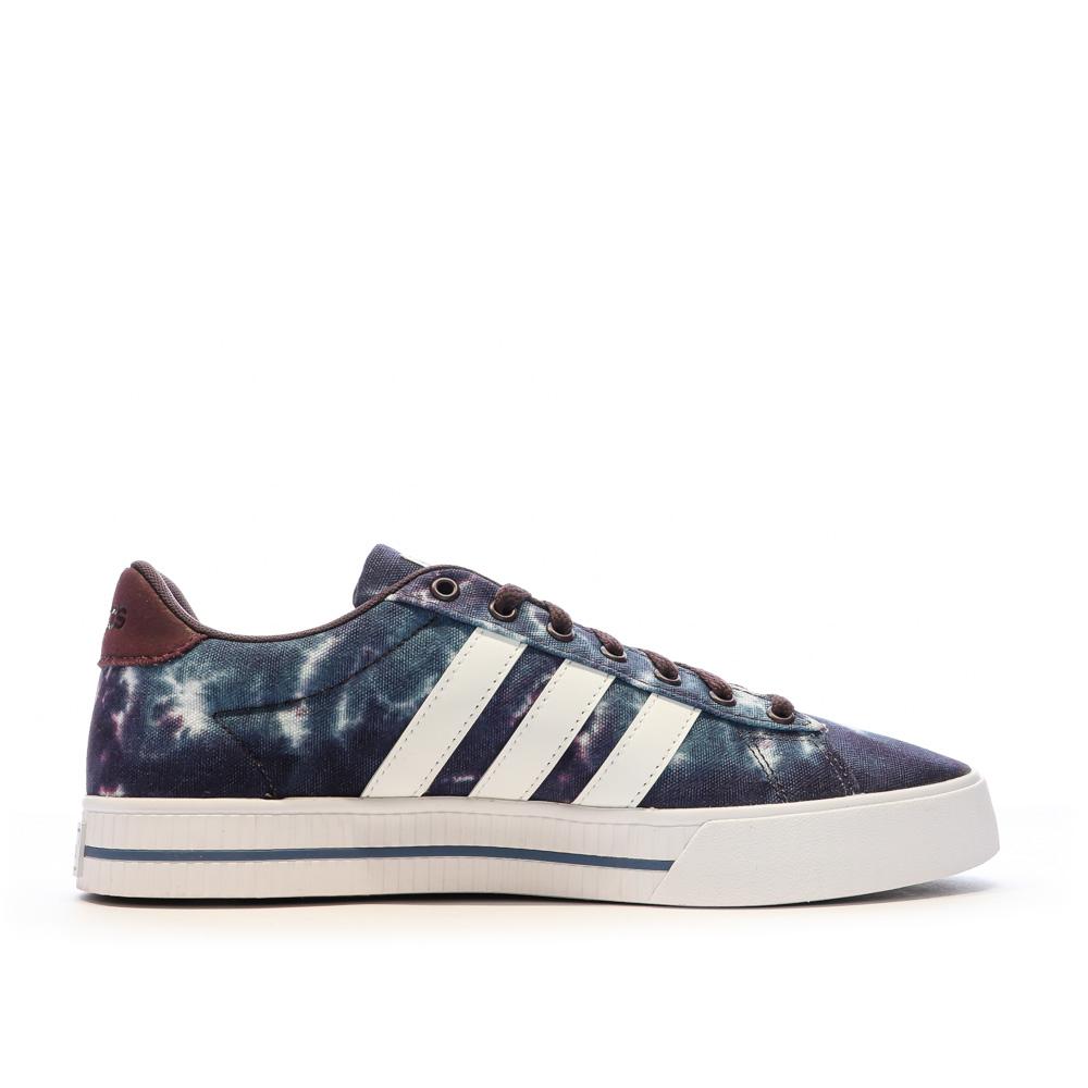 Baskets Marine/Bordeaux Homme Adidas Daily 3.0 vue 2