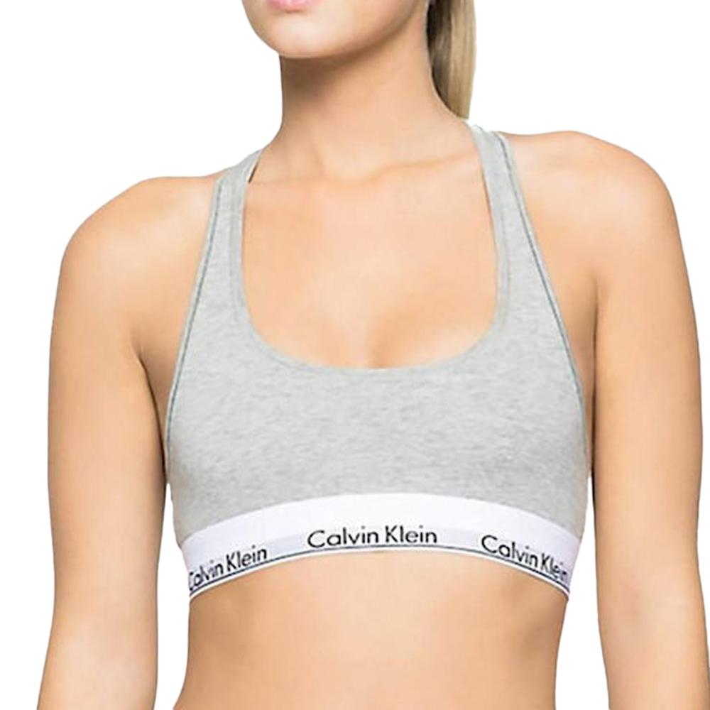 Brassière Gris Femme Calvin Klein Jeans Unlined 0000F3785E pas cher