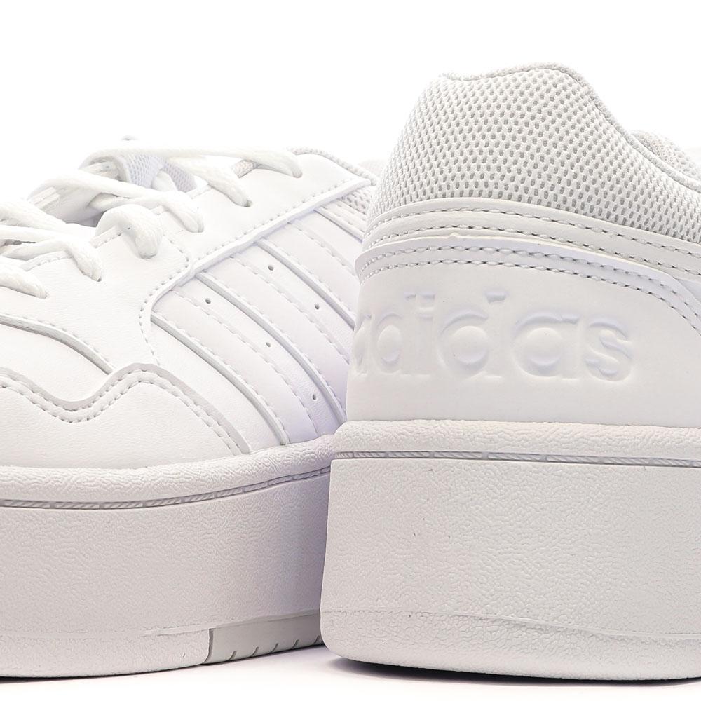 Baskets Blanches Femme Adidas Hoops 3.0 Bold vue 7