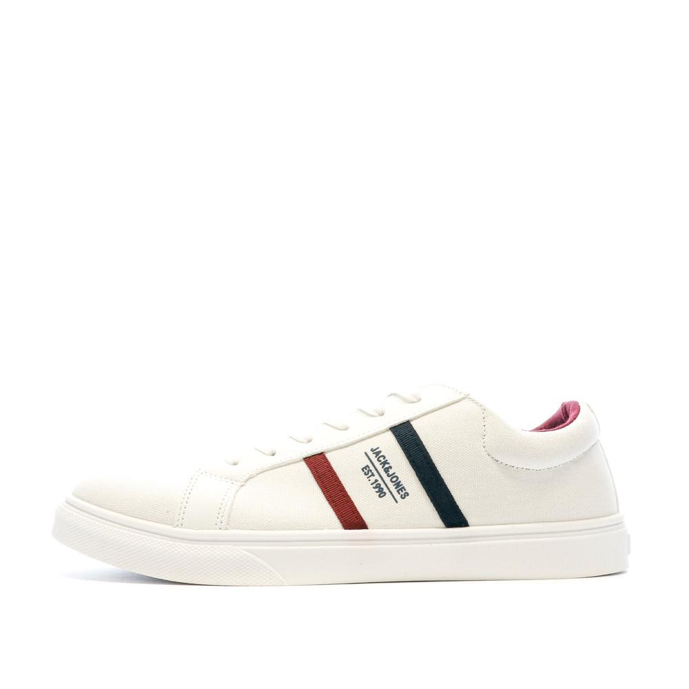 Baskets Blanches Homme Jack & Jones Canvas Combo pas cher