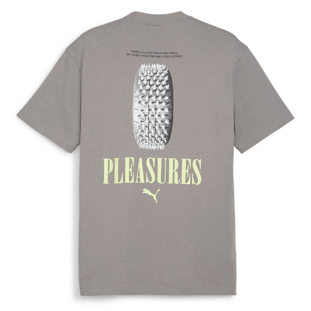 T-shirt Gris/Vert Homme Puma X Pleasures vue 2