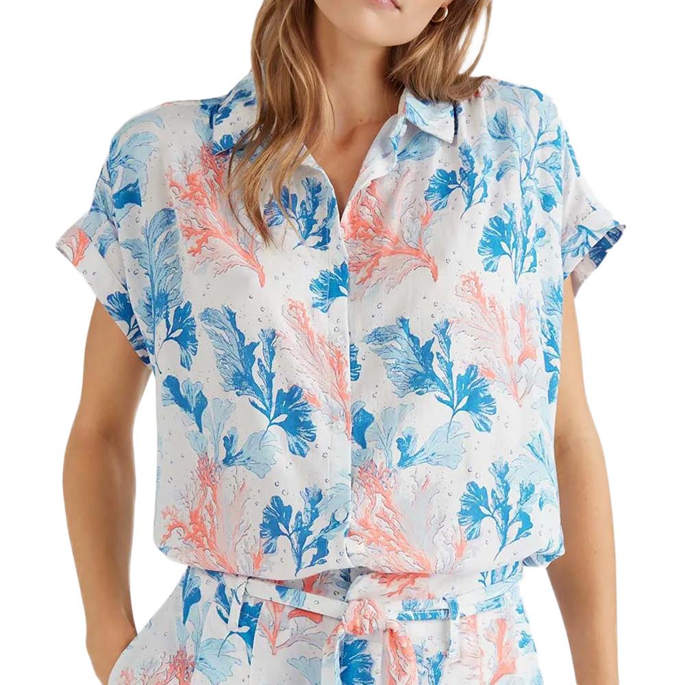Blouse Blanc/Bleu/Rose Femme O'Neill 1200001 pas cher