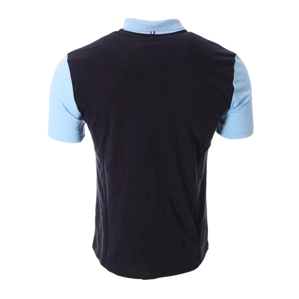 Polo Noir/Bleu Homme Le Coq Sportif Fanwear vue 2