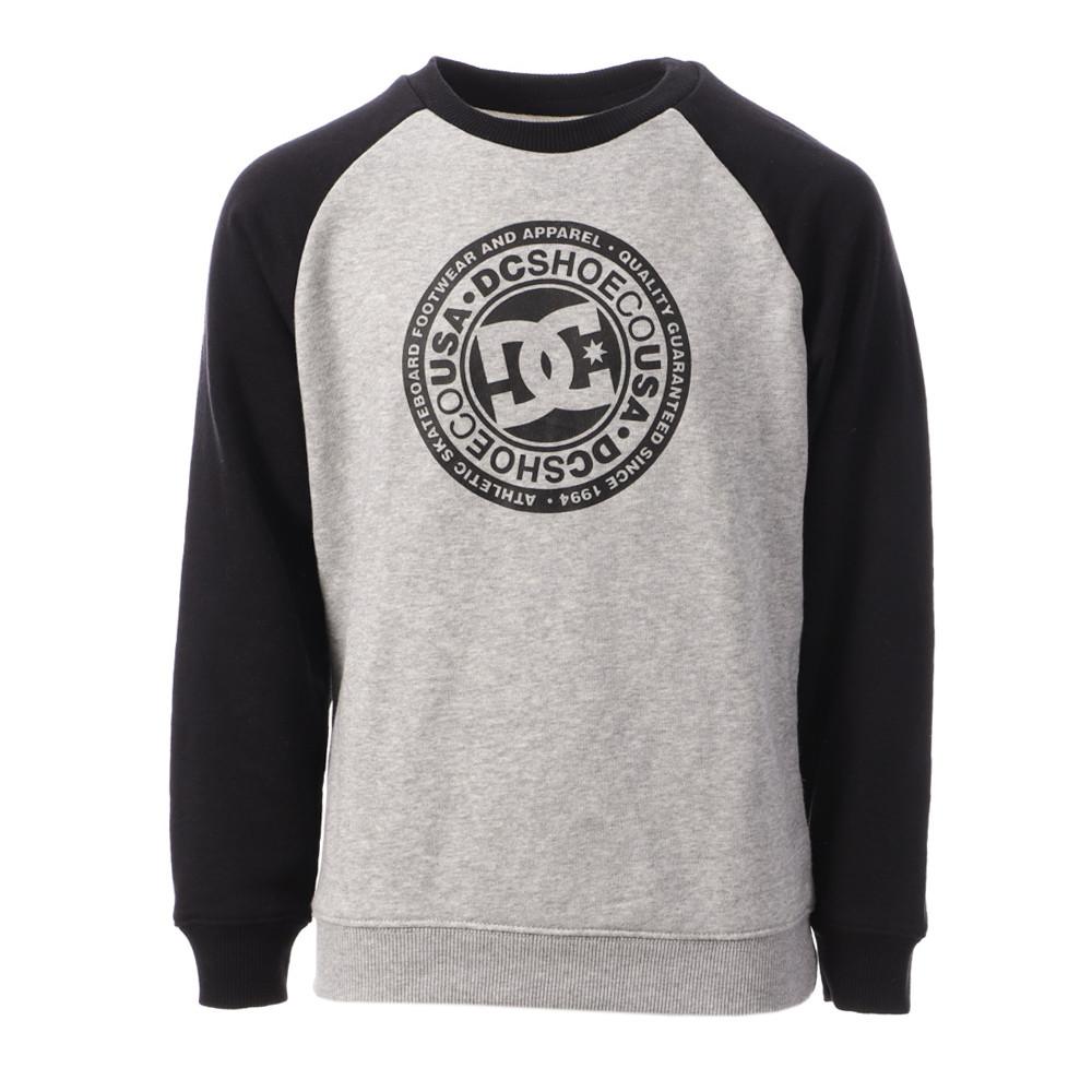 Sweat Gris/Noir Garçon Dc shoes Circle Star pas cher