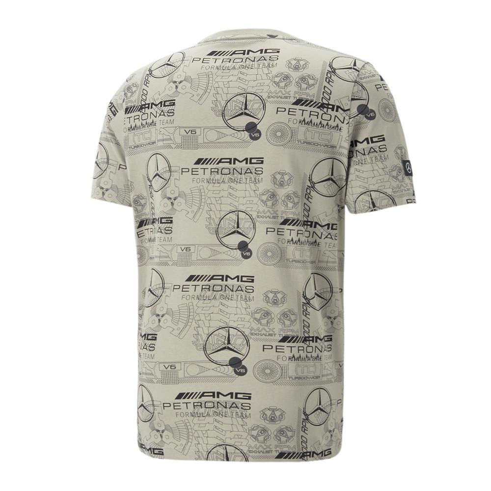 T-shirt Gris Homme Puma Mercedes Mapf1 All vue 2