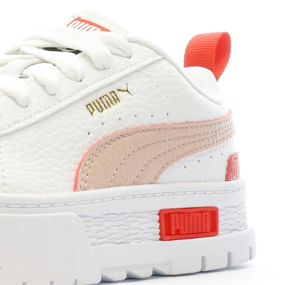 Baskets Blanches Fille Puma Mayze vue 7