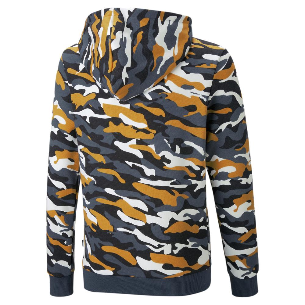 Sweat Noir/Orange Garçon Puma Jr Ess+ Camo vue 2