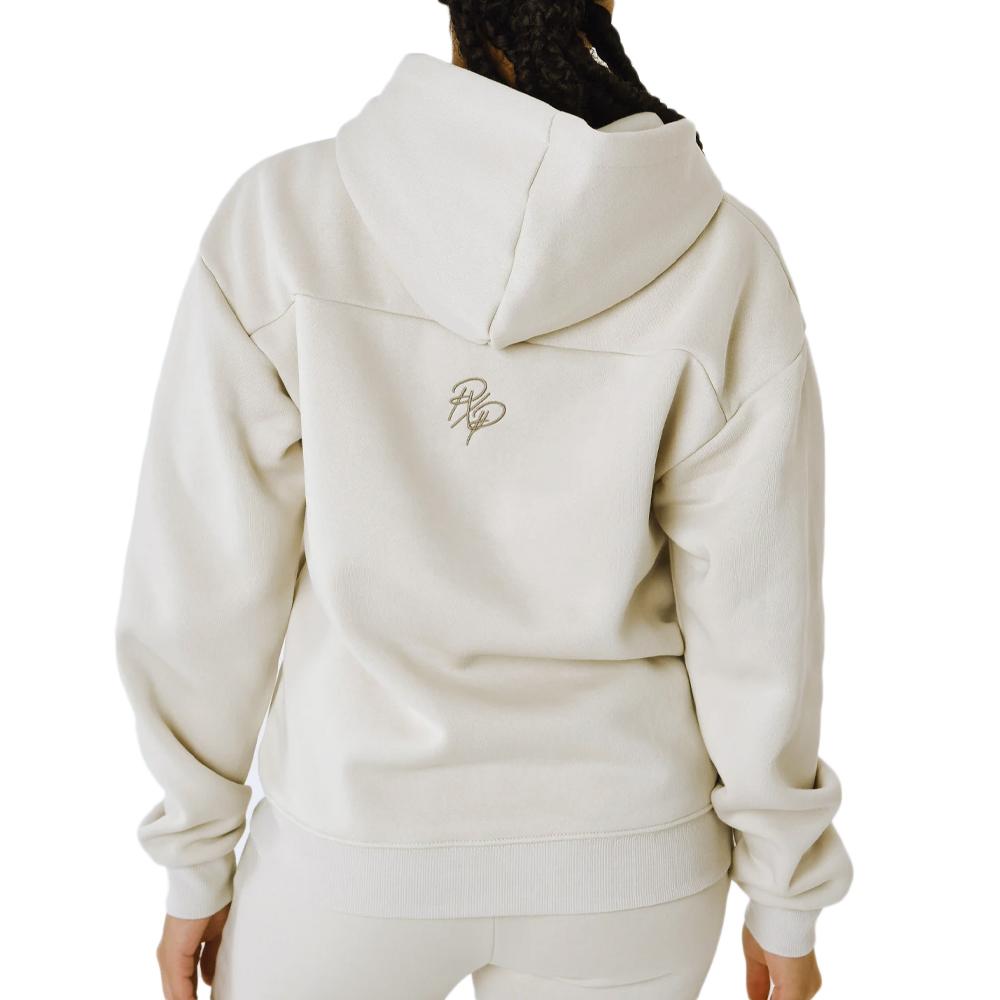 Sweat à Capuche Greige Femme Project X Paris à Cœur Brise vue 2