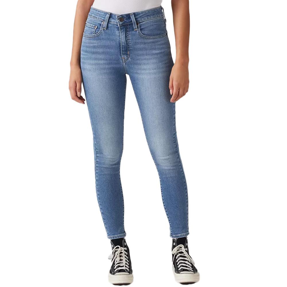 Jean Skinny Bleu Moyen Femme Levi's 721 pas cher