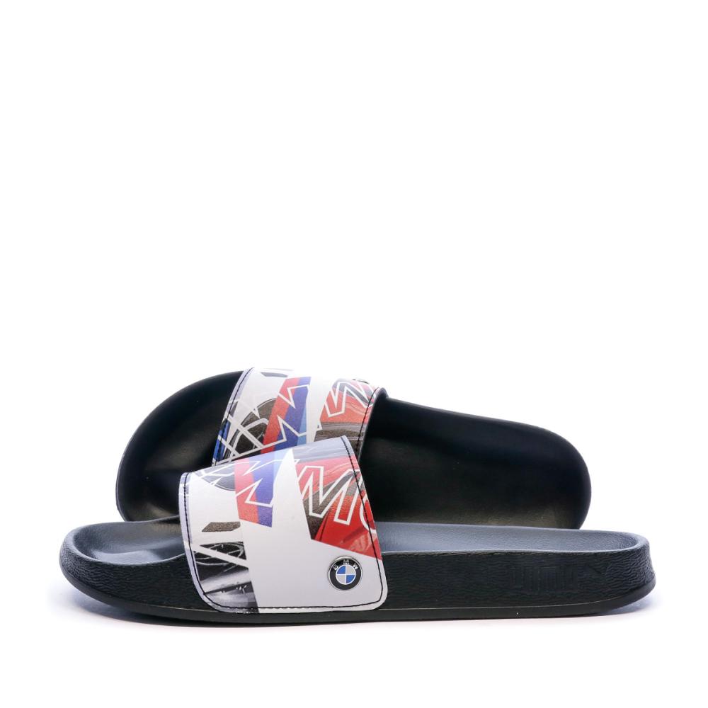 Claquettes noires homme Puma BMW MMS Leadcat pas cher