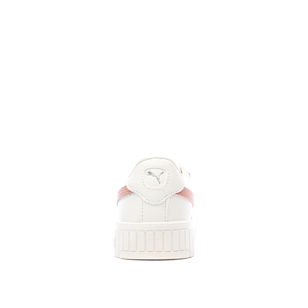 Baskets Blanches/Roses Femme Puma Carina 395017 vue 3