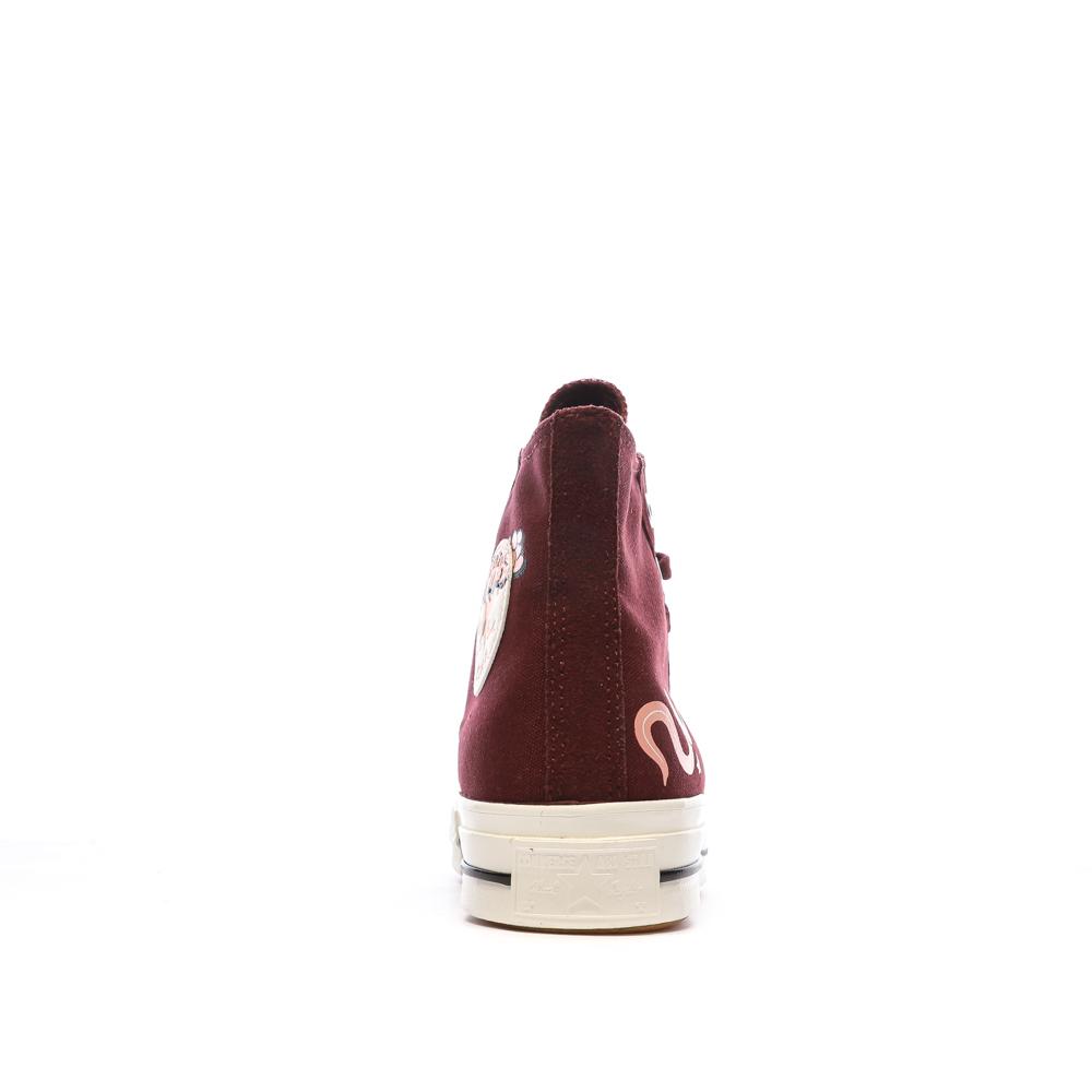 Baskets Bordeaux Femme Converse Chuck 70 A09164C vue 3