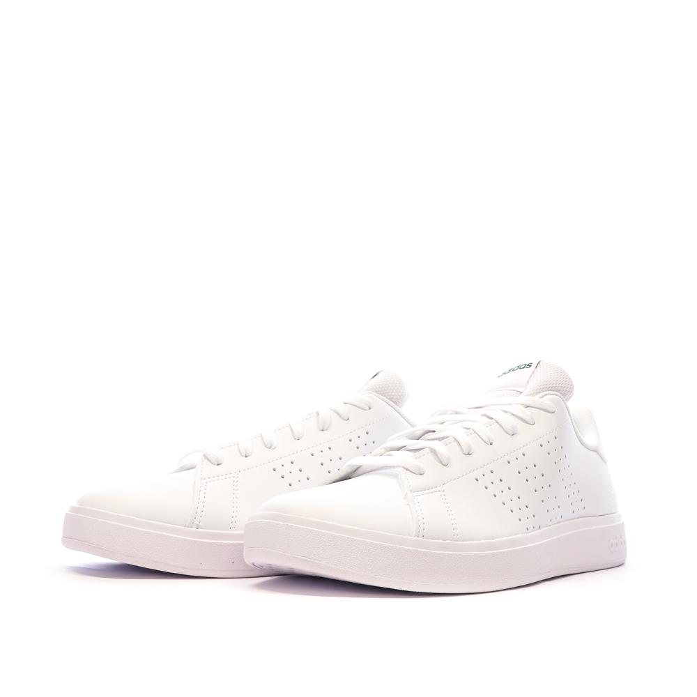 Baskets Blanches Homme Adidas Advantage Base 2.0 vue 6
