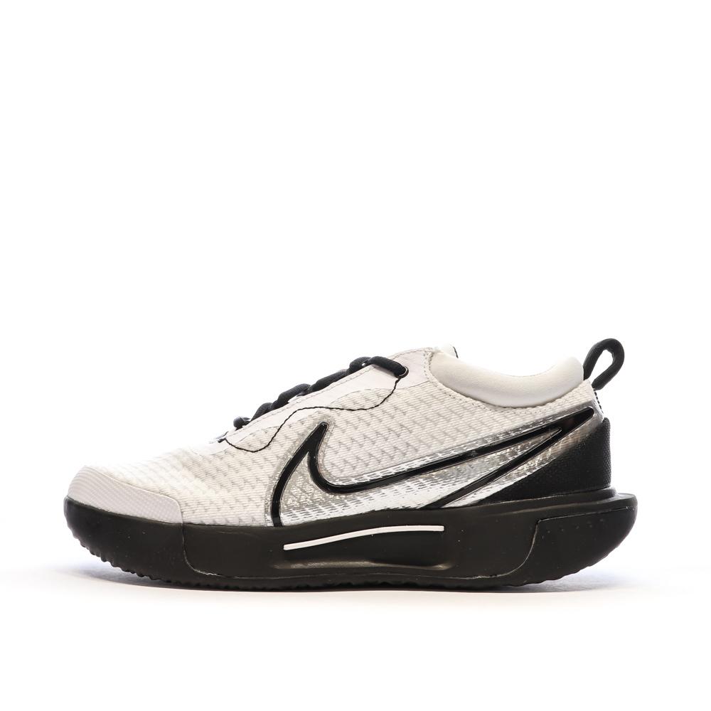 Chaussure de Tennis Gris/Noir Femme Nike Zoom Court Pro HC pas cher