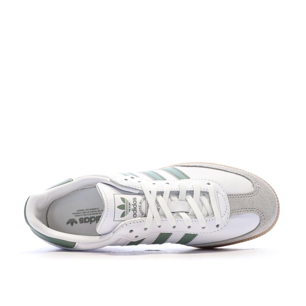 Samba OG Baskets Blanc/Vert Mixte Adidas vue 4