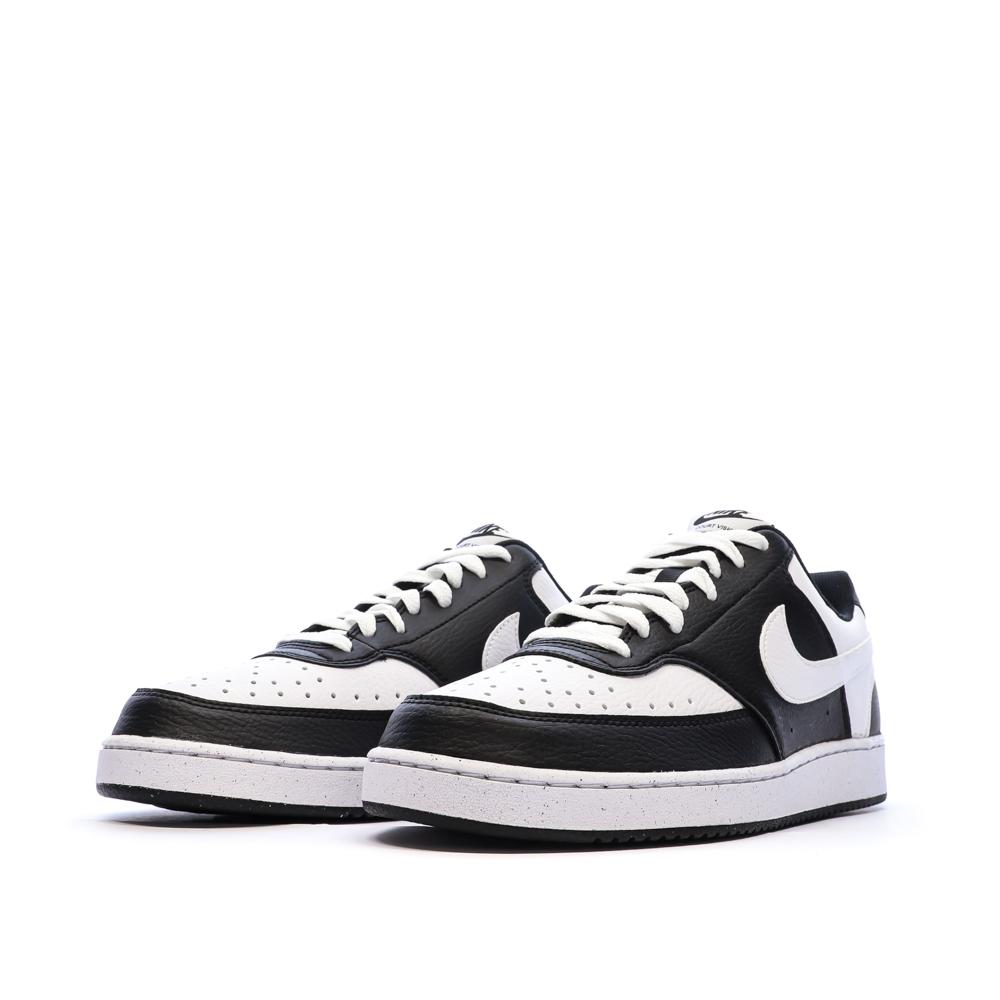Baskets Noires/Blanches Homme Nike Court Vision Lo vue 6