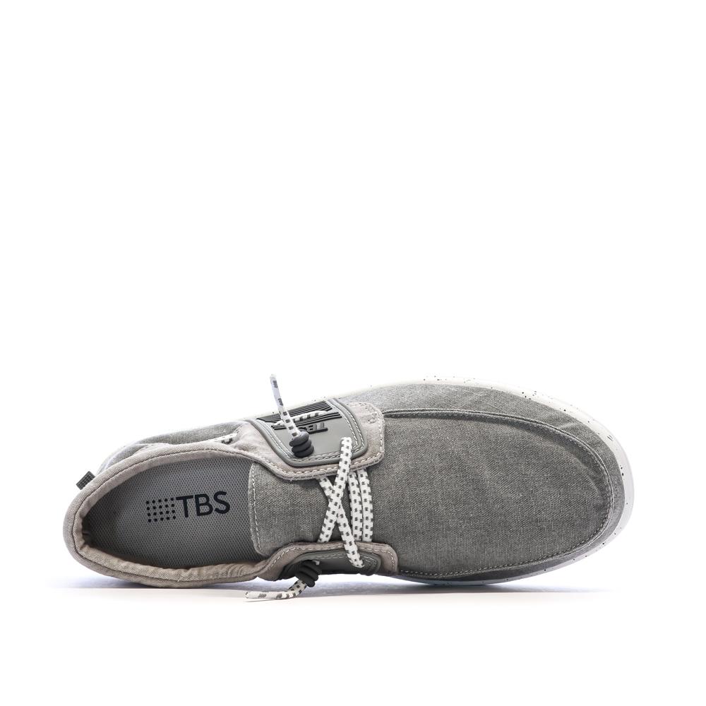 Chaussures bateau Gris Homme TBS Bateau Canvas vue 4