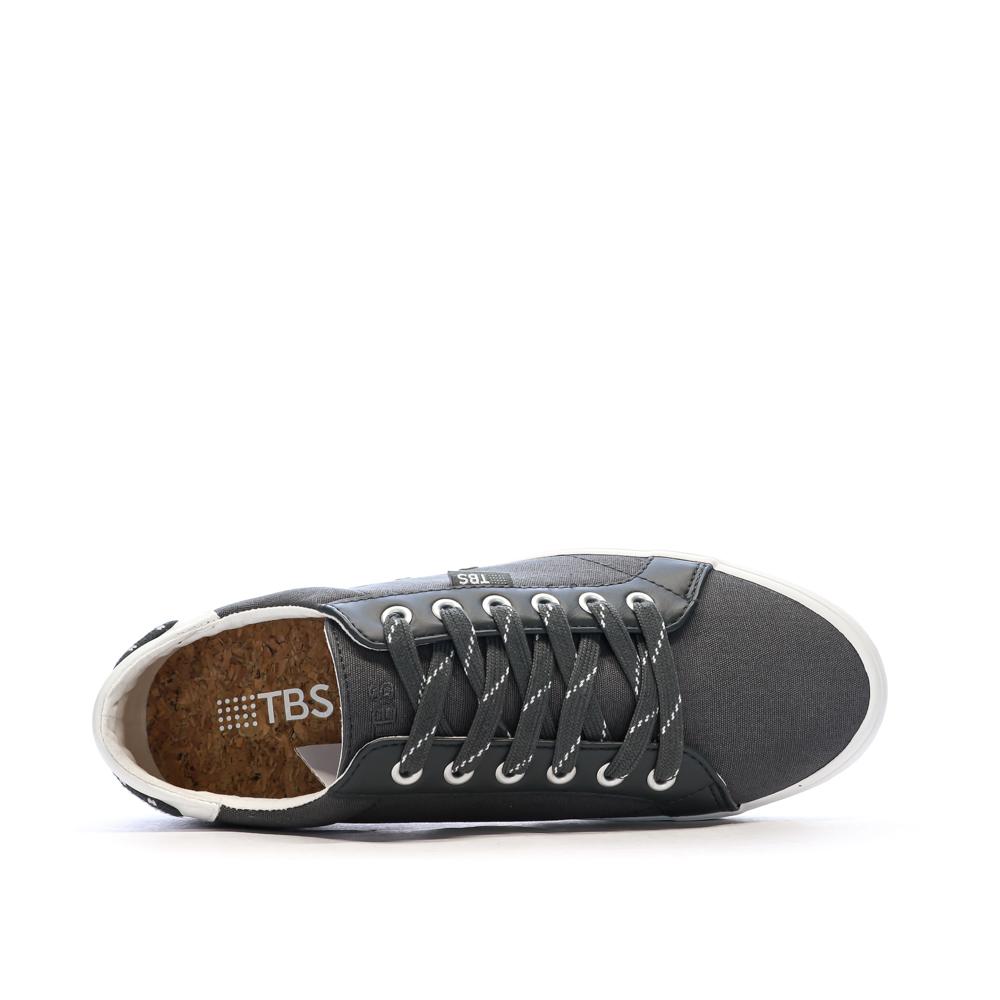 Baskets Grise Homme TBS Lanzaro vue 4
