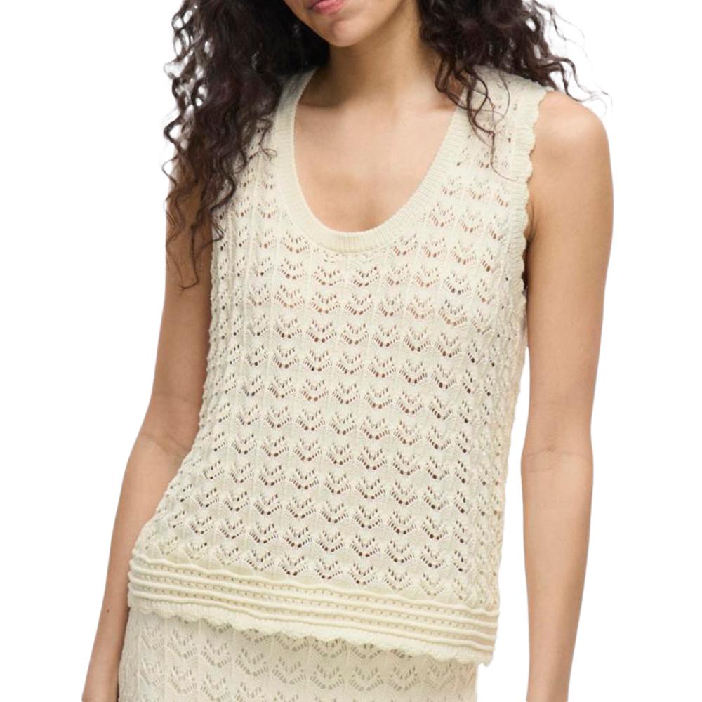 Débardeur Beige Femme Vila Vidolise pas cher