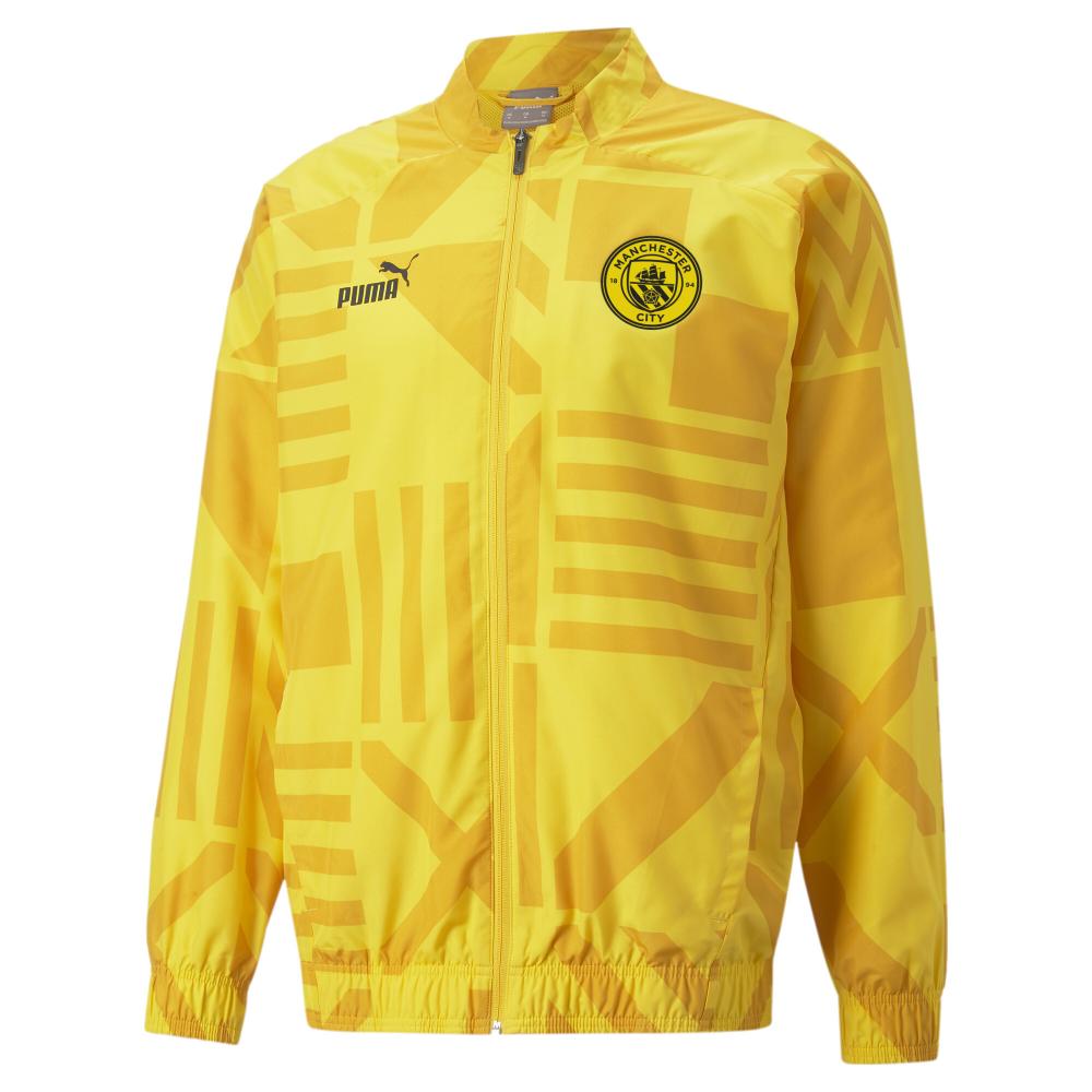 Manchester City Veste de Prematch Jaune Homme Puma