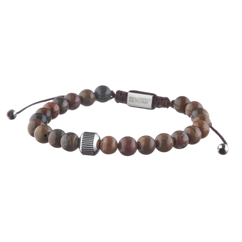 Bracelet Perles Beige Homme Geographical Norway 315053 pas cher