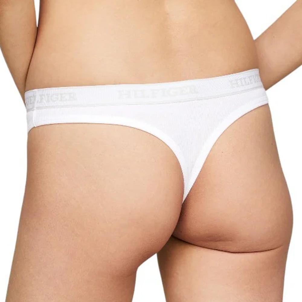 String Blanc Femme Tommy Hilfiger ThongR vue 2