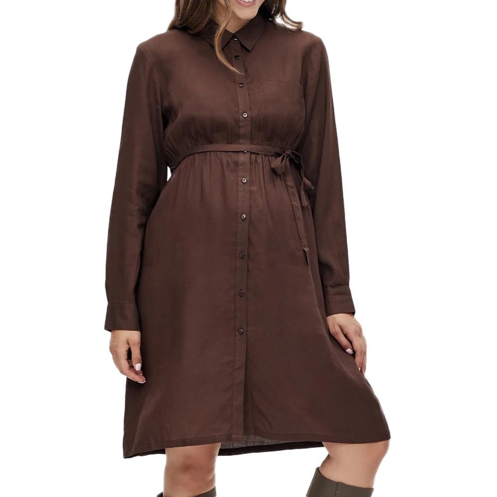 Robe Marron Femme Mamalicious Lia pas cher